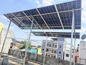 Name: Mr. Sanjay Gandhare <br>System Size: 4 kW <br>Area: Somalwada