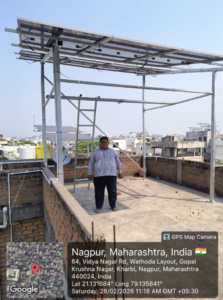Name: Mr. Dharmendra Bagde <br>System Size: 4 kW <br>Area: Wathoda